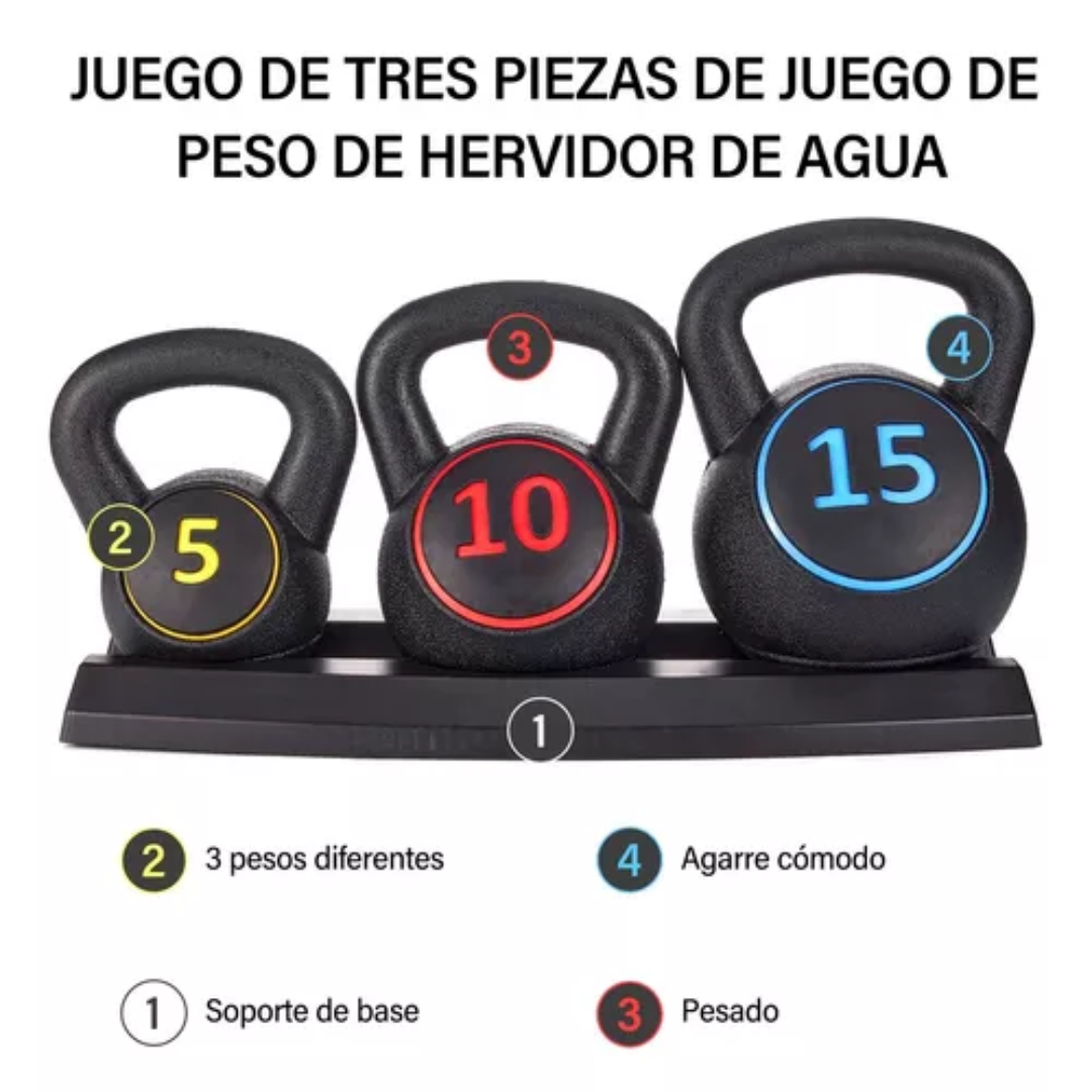 Kit X3 Pesas Rusas