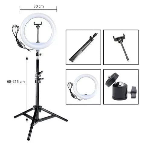 Aro De Luz Led 30cm Tripode