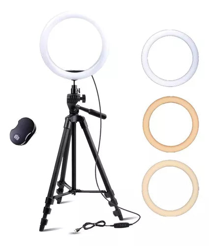 Aro De Luz Led 30cm Tripode