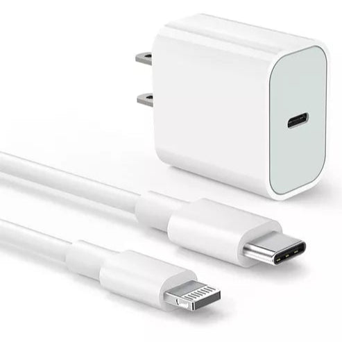 Cargador Iphone 20w carga rapida
