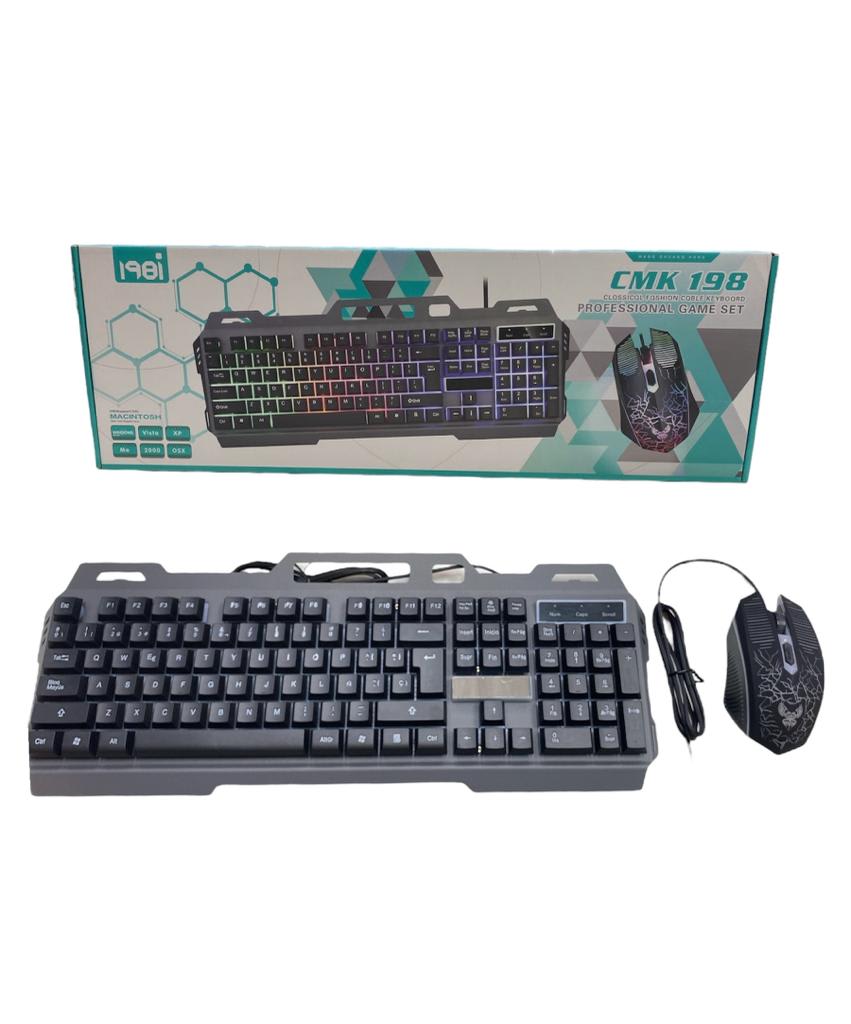 Mouse y Teclado Gamer Alámbrico ⚡